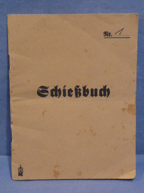 Original Nazi Era German Civilian Shooting Book, Schie�buch