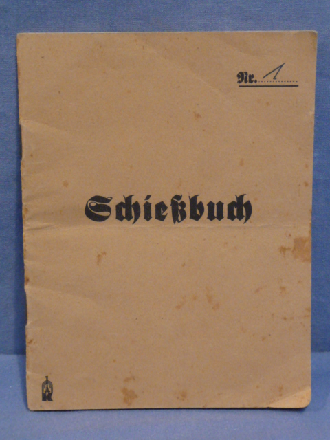 Original Nazi Era German Civilian Shooting Book, Schiebuch