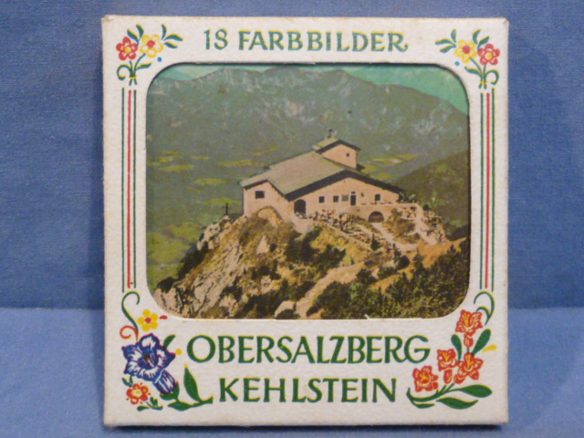 Original Nazi Era German OBERSALZBERG KEHLSTEIN Color Photograph Set, COMPLETE!