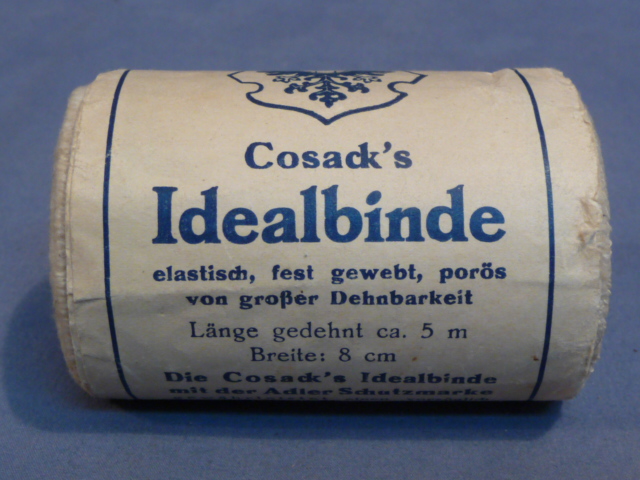 Original WWII German  Medical Item, Cosack's Idealbinde Elastic Bandage