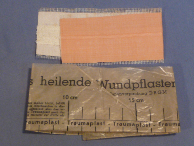 Original WWII Era German Adhesive Bandage Strip, Wundpflaster Traumaplast