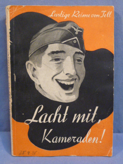 Original WWII German Have a Laugh, Comrades! Book, Lacht mit, Kameraden!