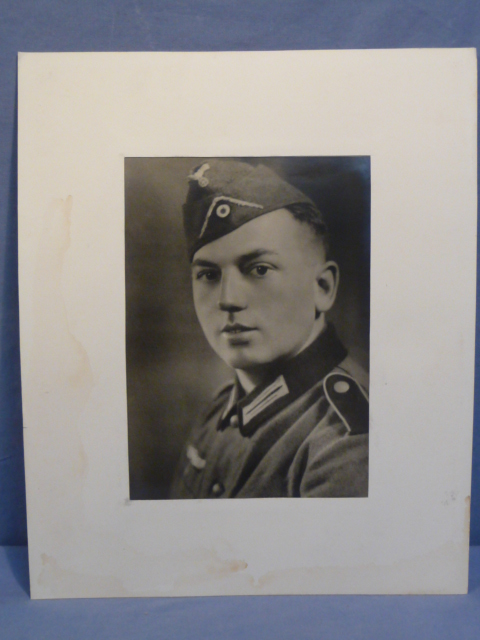 Original WWII German Heer (Army) Soldier's Matted Photograph