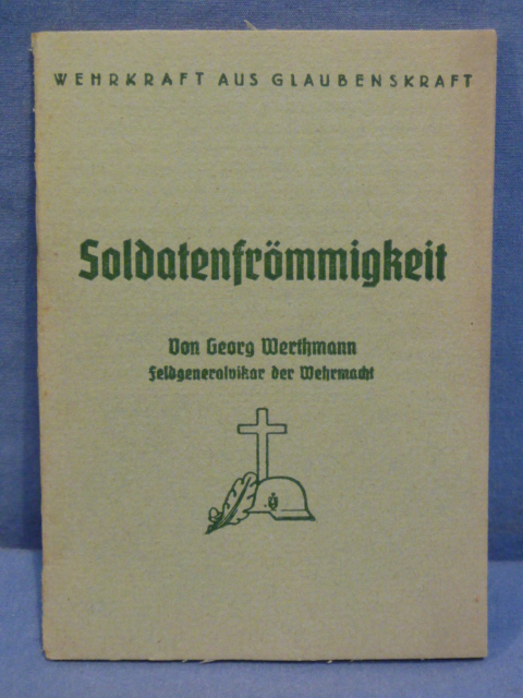 Original WWII German Soldier Piety Pocket Book, Soldatenfr�mmigkeit