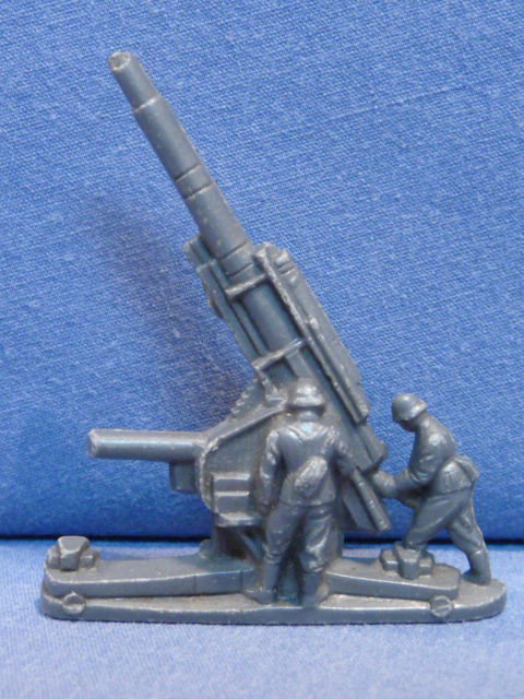 Original WWII German WHW Donation Figure, 88mm FLAK Gun (Damaged)