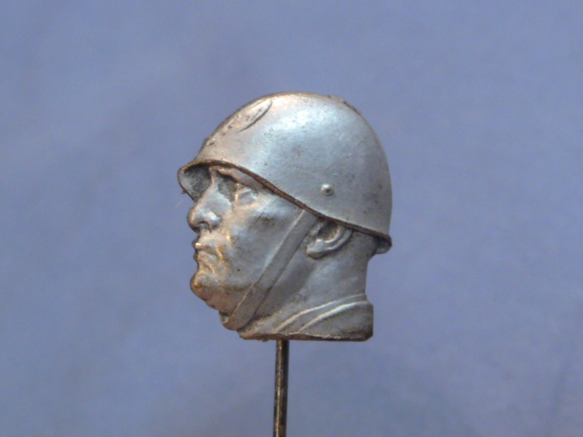 Original Fascist Italy Mussolini Stick Pin