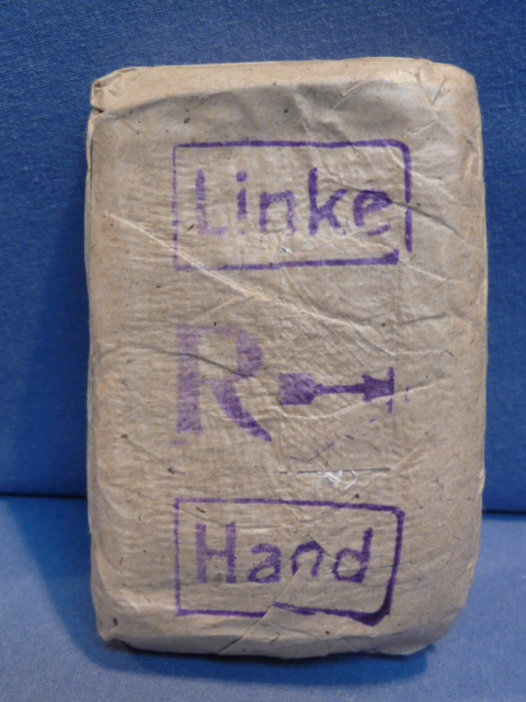 Original WWII Era German Small 1st Aid Bandage, Linke- R- Hand-