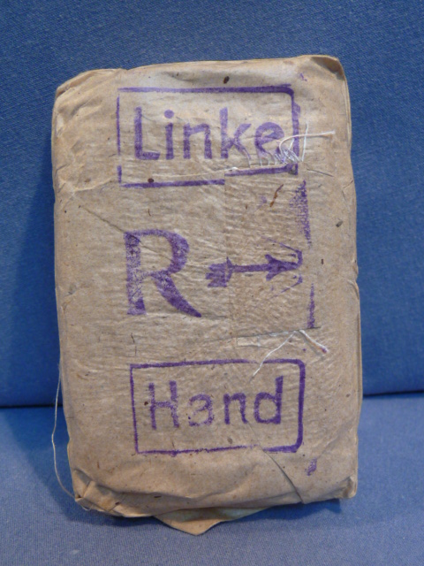 Original WWII Era German Small 1st Aid Bandage, Linke- R- Hand-