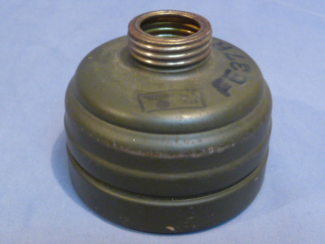 Original WWII German Army FE37R Gas Mask Filter