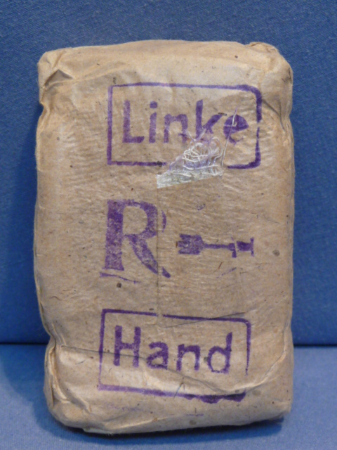 Original WWII Era German Small 1st Aid Bandage, Linke- R- Hand-