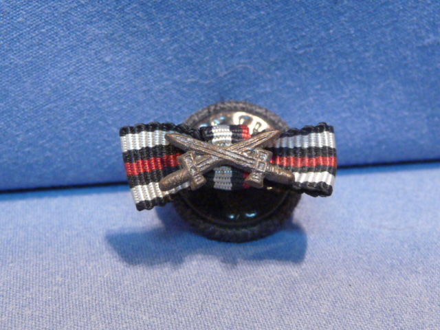 Original Pre-WWII German Lapel Button Hole Ribbon, UNISSUED