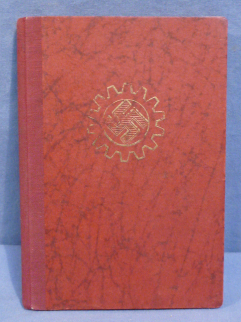 Original WWII German DAF Membership ID/Dues Book