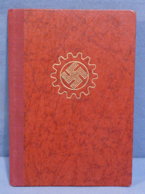 Original WWII German DAF Membership ID/Dues Book