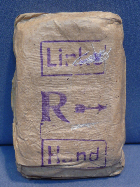 Original WWII Era German Small 1st Aid Bandage, Linke- R- Hand-
