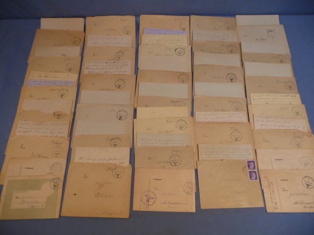 Original WWII German Set of Feldpost Correspondence all from the Same Soldier