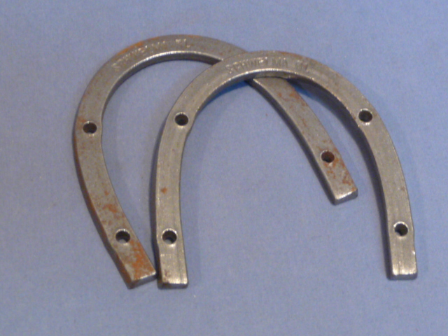 Original WWII German Boot Heel Irons, Pair SCHWELMA 6L