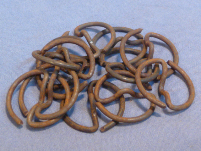 Original WWII German S-Rings for Tunic, Set of 12