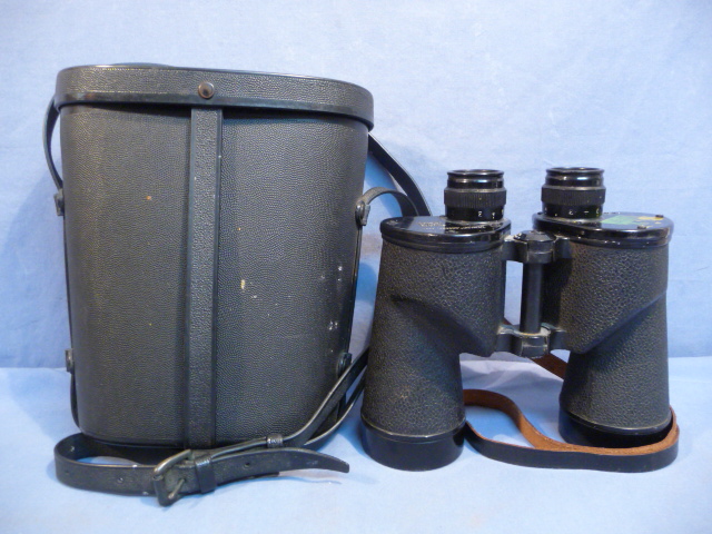 Original WWII USMC 7x50 Binoculars Mark 46 with Case B17