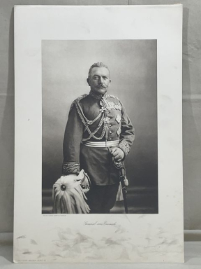 Original WWI German Photograph Print of General von Emmich