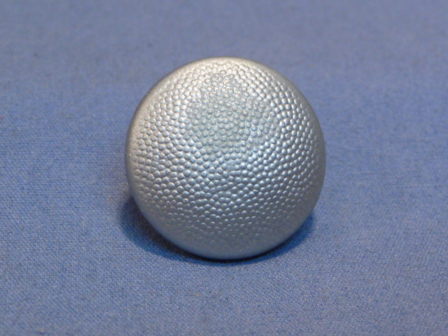 Original WWII German 19mm Pebbled Button, Silver