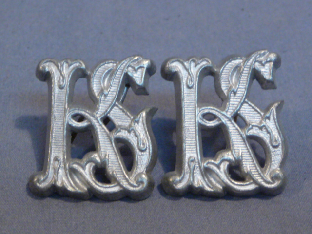 Original WWII German Shoulder Board Ciphers Pair, Kriegsschule (War School)