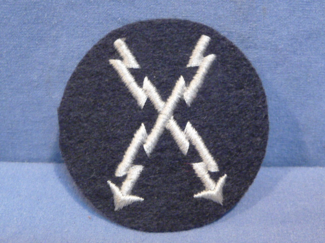 Original WWII German Luftwaffe Air Signals "B" Class Teleprinter Operator's Career Sleeve Insignia