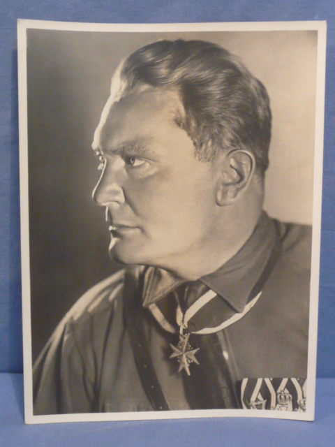 Original Nazi Era German Personality Print, Hermann Gring