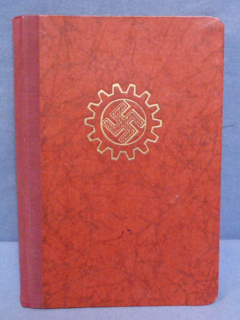 Original WWII German DAF Membership ID/Dues Book