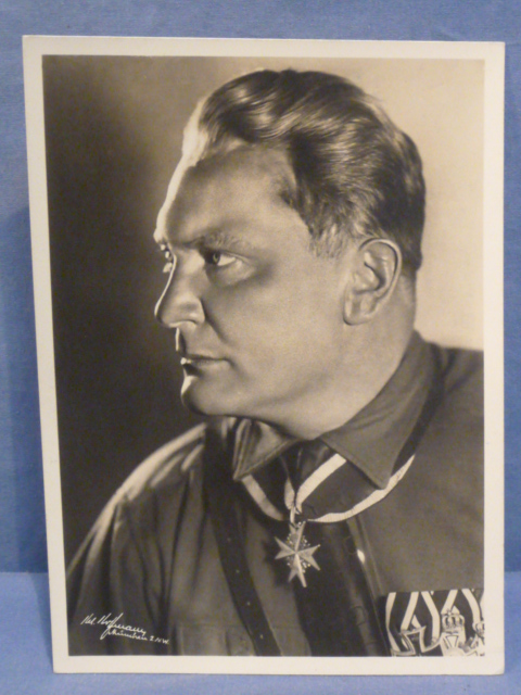 Original Nazi Era German Personality Print, Hermann Gring