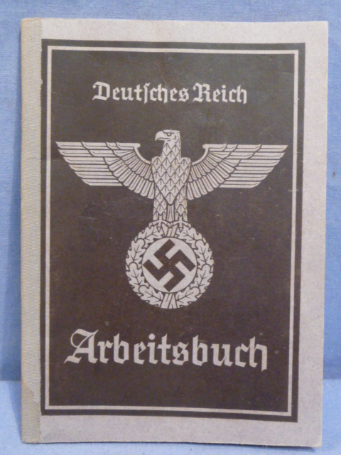 Original WWII German 2nd Type Arbeitsbuch