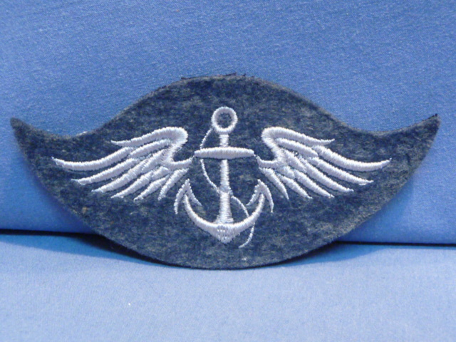 Original WWII German Luftwaffe Seagoing Boat Personnel's Career Sleeve Insignia