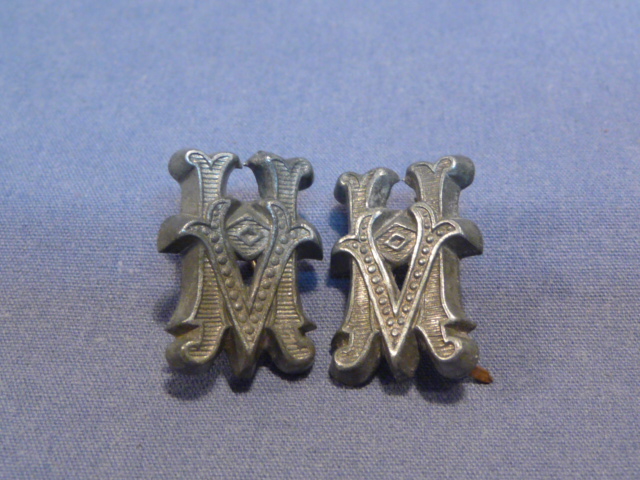 Original WWII German Shoulder Board Ciphers Pair, Administrative Official