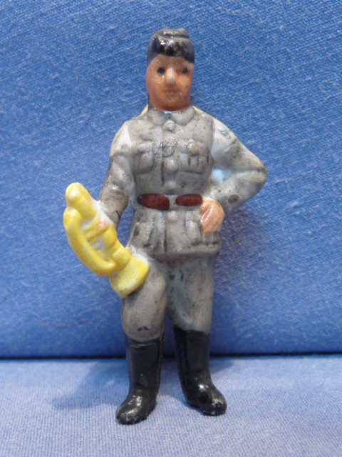 Original Nazi Era German WHW Donation Porcelain Figure, Heer Band Trumpeter