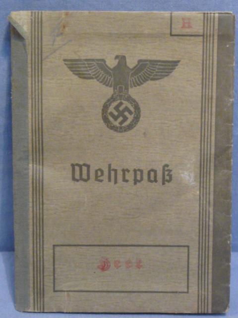 Original WWII German Heer (Army) Officer's Wehrpa, WWI and WWII DOCTOR!!!