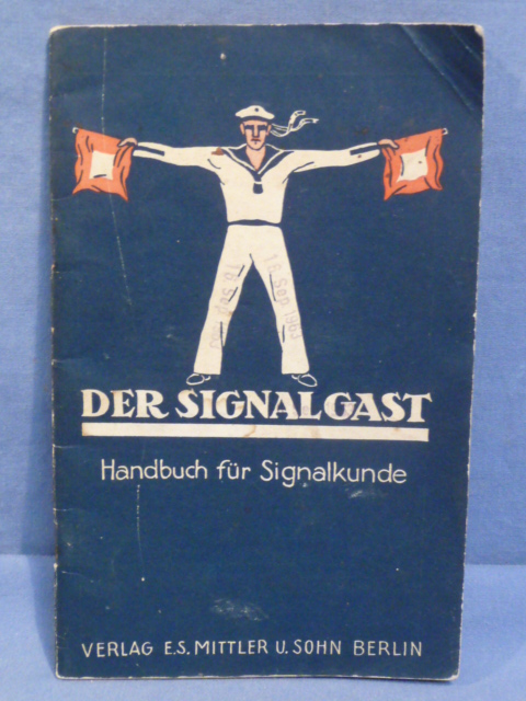 Original WWII German THE SIGNAL GUEST Book, DER SIGNALGAST