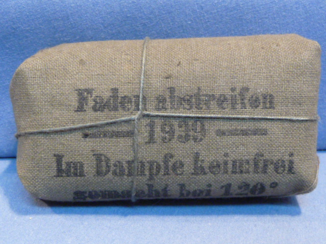 Original WWII German Soldiers 1st Aid Bandage, Small