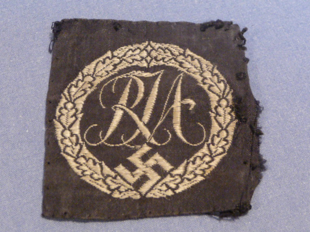 Original Nazi Era German HJ National Youth Sports Badge (RJA) in Cloth