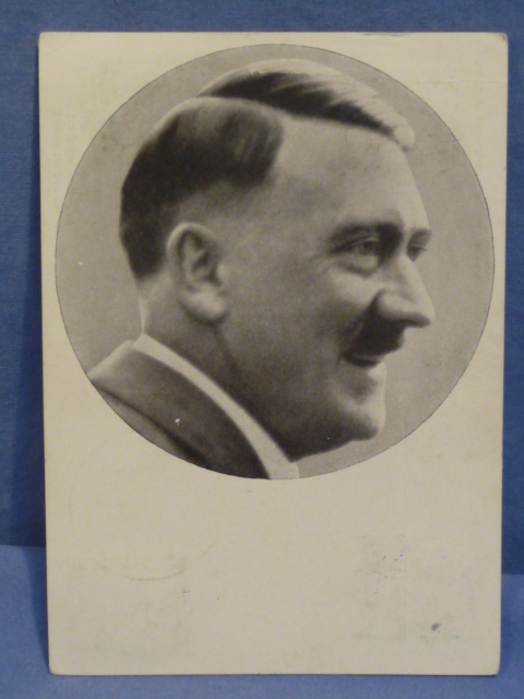 Original Nazi Era German Personality Postcard, HITLER!