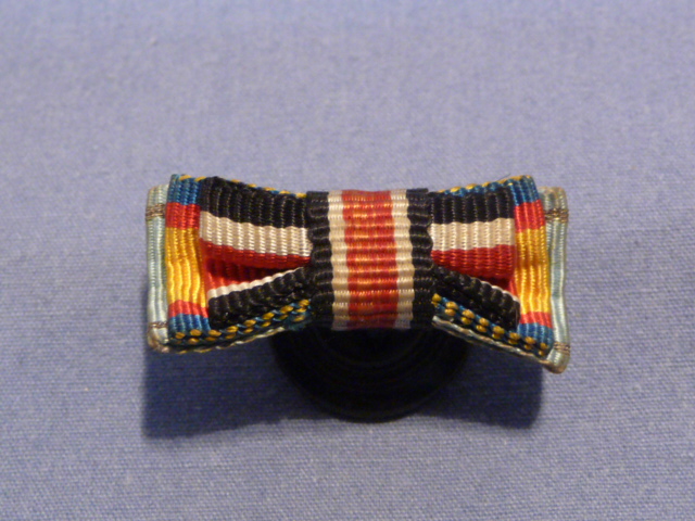 Original WWII German 3-Position Button Hole Ribbon, 1939 Iron Cross