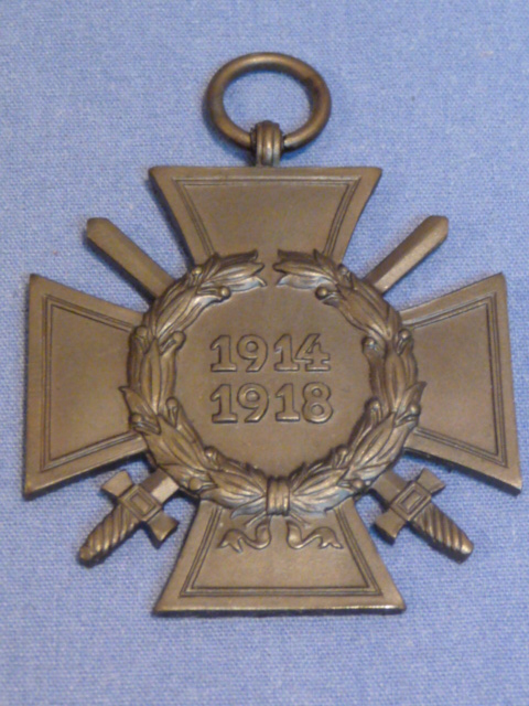 Original Pre-WWII German Combatants 1914-1918 Honor Cross, Hindenburg Cross