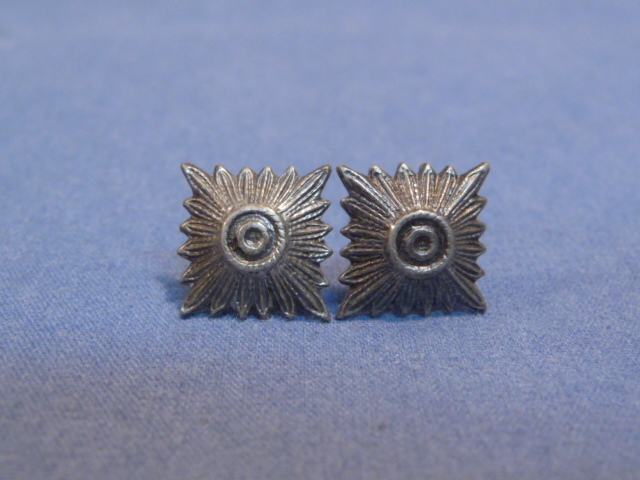 Original WWII German Army NCO Rank Pips 10mm, Pair