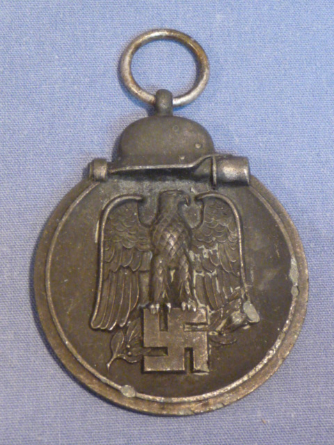 Original WWII German Russian Front Medal, MARKED!