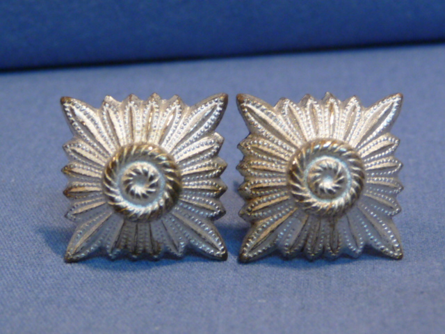 Original WWII German Army NCO Rank Pips 15mm, Pair