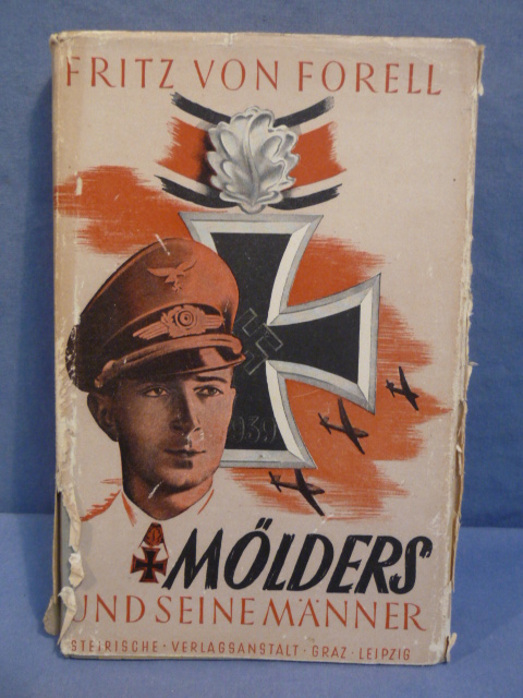 Original WWII German Mölders and His Men Book, Mölders und seine Männer