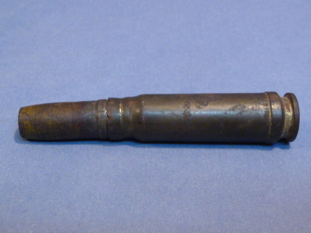 Original WWII German Luftwaffe MG 131 Aircraft Cannon 13mm Round, INERT