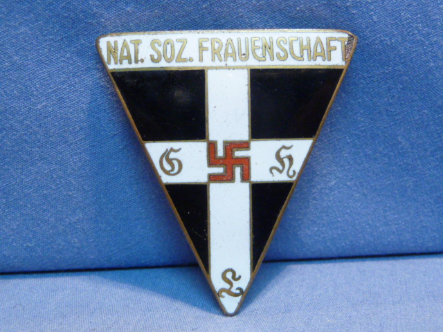 Original Nazi Era German N.S. Frauenschaft Membership Badge (Large)