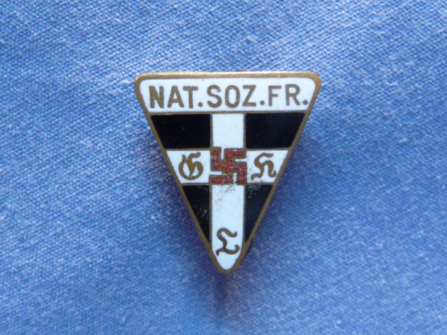 Original Nazi Era German N.S. Frauenschaft Membership Badge (Small)