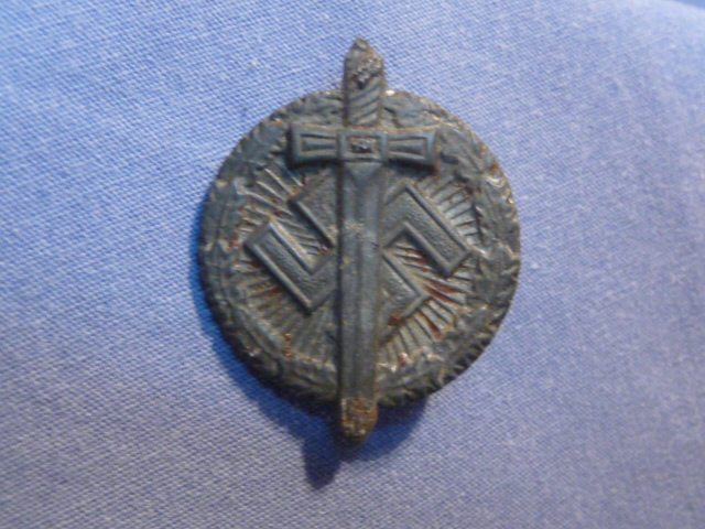 Original Nazi Era German NSKOV Donation Lapel Pin