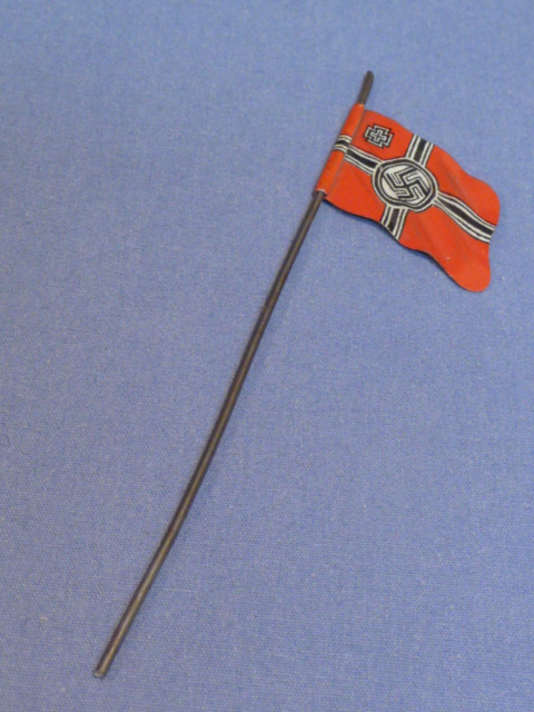 Original Nazi Era German Toy Soldier Reichs Battle Flag