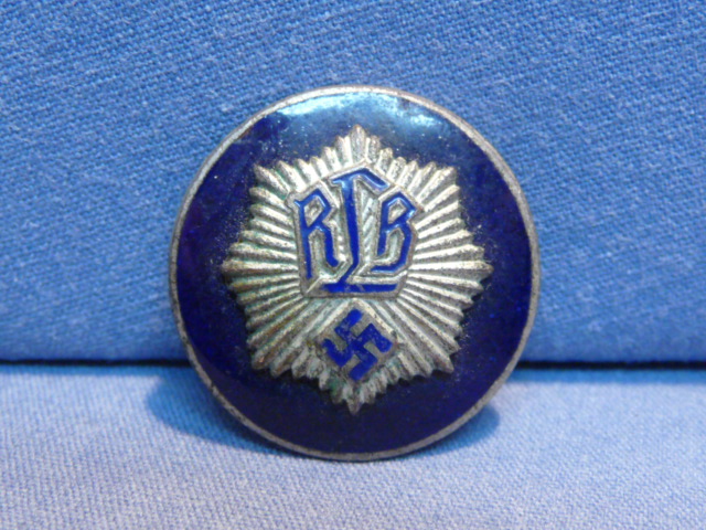 Original Nazi Era German RLB Member’s Lapel Pin